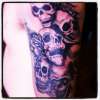 skulls sleeve tattoo