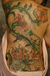some flowers tattoo