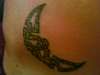 tribal cresent tattoo