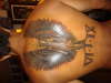 Aztec Guardian Angel tattoo