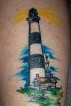 Bodie Lighthouse, Nags Head  NC tattoo