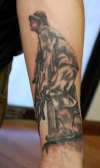 Fisherman at the Wheel tattoo