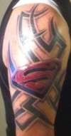 Superman Tribal tattoo
