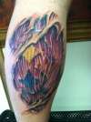 Steelers - Torn Skin Calf tattoo