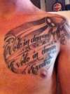 Volo in domum redire tattoo