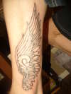 Wing tattoo