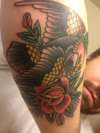 spread eagle tattoo