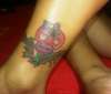 Girly Girly lovely skull tattoo