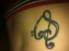 Music Heart tattoo