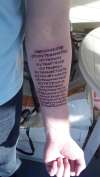 Romans 8 : 38-39 tattoo