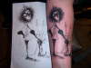 Tim Burton tattoo
