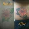 flower cover/rework tattoo