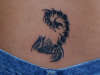 Tribal Scorpion tattoo