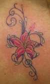 just a flower tattoo