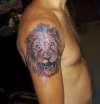lion tattoo by kevin gordon