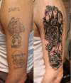Cover up work tattoo