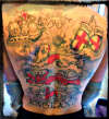 Patriotic Back Piece tattoo