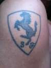 Ferrari F1 Badge tattoo