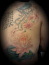 Half back piece, unfinished.....:-) tattoo