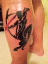 Sagittarius - Left Calf tattoo