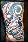 Smiling Skull tattoo