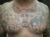 chest plate tattoo