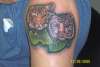 Twin Tigers tattoo