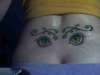 My Lower back tat eyes tattoo