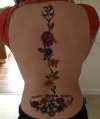 Peace & Love...Family Back Piece tattoo