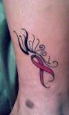 Pink Ribbon tattoo