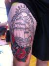 Trad ship - first sitting tattoo