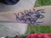 Tribal Grimm Reaper tattoo