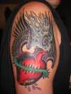 Sacred Heart (Close up) tattoo