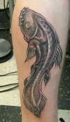 prehistoric fish tattoo