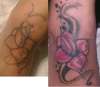 AMANDA E'S COVER UP tattoo