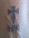 Date I was Baptized tattoo