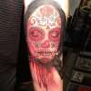 Day of the dead piece tattoo