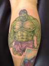 Hulk tattoo