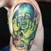 Metal music coming to life tattoo