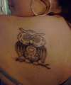 My Sugar Skull owl tattoo