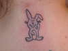 fuck you bunny tattoo