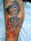 dead girl tattoo by kelly gormley