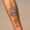 left arm tattoo