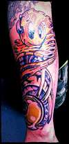 Bio mechanical tattoo