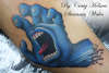 Santa Cruz screaming hand by Craig Holmes tattoo