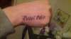 Trust No1 tattoo