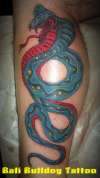 blue cobra tattoo