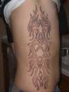 Heartagram/Tribal tattoo