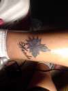 jessica flower tattoo