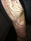 owl on wildlife sleeve tattoo